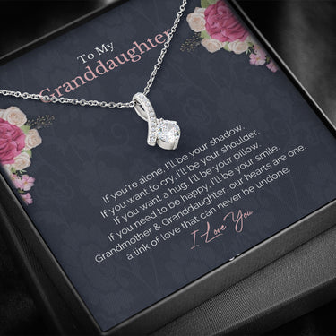 Granddaughters Gifts from Grandma - To My Granddaughter Necklace, Gift for Granddaughter, Grandmother Granddaughter Jewelry, Gifts from Nana